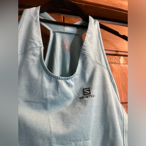 Salomon Women’s Running Tank | Size Small | Greenish blue color - Picture 4 of 6